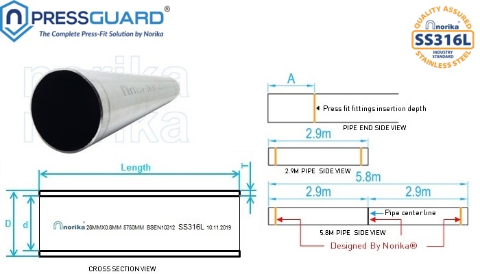 Stainless Steel 316L Pipe